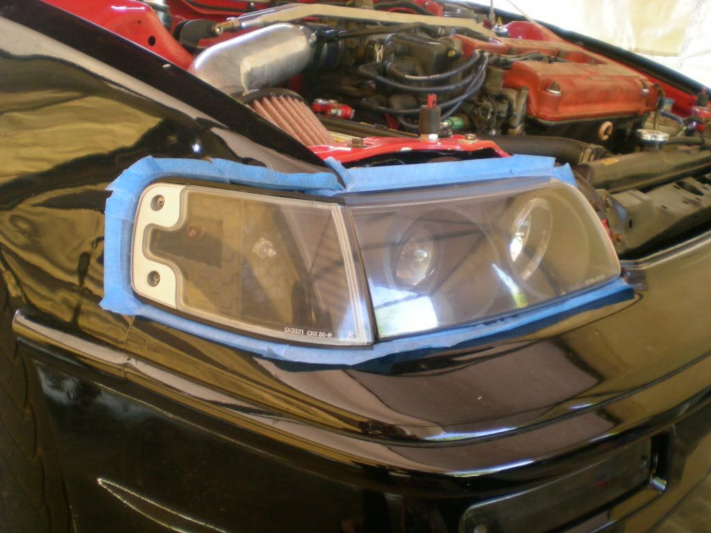 CRX Community Forum • View topic [DIY] How to tint headlights [PICS]